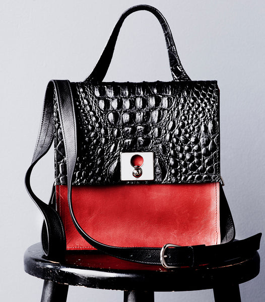 Croc Box Handbag